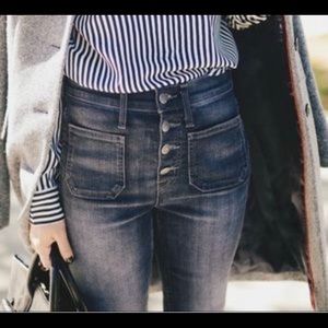 👖J.Crew Vintage Point Sur Patch Pocket Crop Jeans